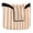 Light Orange and White Striped, variant on Haosy Leaves Football Golf Mallet Putter Cover Strong Magnetic Leather Golf Club Headcover Closure