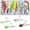16PCS-3/7OZ, variant on Fishing Jig Head Hook with Willow Blade, 16pcs Swimbaits Weighted Spin Head Jig with Spinner for Bass Fishing 1/4oz 3/8oz 1/2oz