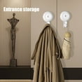 thumbnail image 4 of Gancho adhesivo fuerte, sin perforaciones, para ropa de casa, baño, cocina, gancho adhesivo, resistente, que no deja marcas, para colgar en la pared., 4 of 6