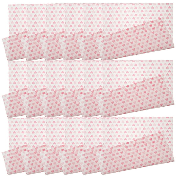 Soimiss Sandwich Wraps Sheets Baking Wax Paper Pink 50 Sheets