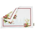 thumbnail image 5 of Vargottam Placemats- Placemat For Dining Table, Set Of 4- Printed & Reversible CottonNapkin-IndoorPlacematsFor Home & Kitchen Dining Table- Red Bird (Red & White), 5 of 5
