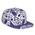 thumbnail image 2 of Uemuo Blue And White Porcelain Pattern Pattern Women's Baseball Cap,Straight Brim Hat,Golf Dad Hat,Travel Hat,Sun Protection Cap,Everyday Accessory, 2 of 9