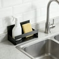thumbnail image 4 of Stainless Steel Sink Caddy Rack | Countertop Dishcloth Organizer, Detergent Draining Basket, Anti-Slip Storage | Gray 7.5x3 In, Easy Clean Kitchen Accessory, 4 of 6