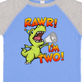 thumbnail image 3 of Inktastic Rawr I'm Two Dinosaur Gift Toddler Boy or Toddler Girl T-Shirt, 3 of 4