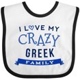 thumbnail image 3 of Inktastic Greek Family Funny Boys or Girls Baby Bib, 3 of 4