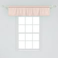 thumbnail image 2 of Ambesonne Pink Polka Dots Window Valance, Plain, 42" x 12", Blush and White, 2 of 3