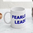 thumbnail image 4 of CafePress - Fearless Leader Mug - 11 oz Ceramic Mug - Novelty Coffee Tea Cup, 4 of 6