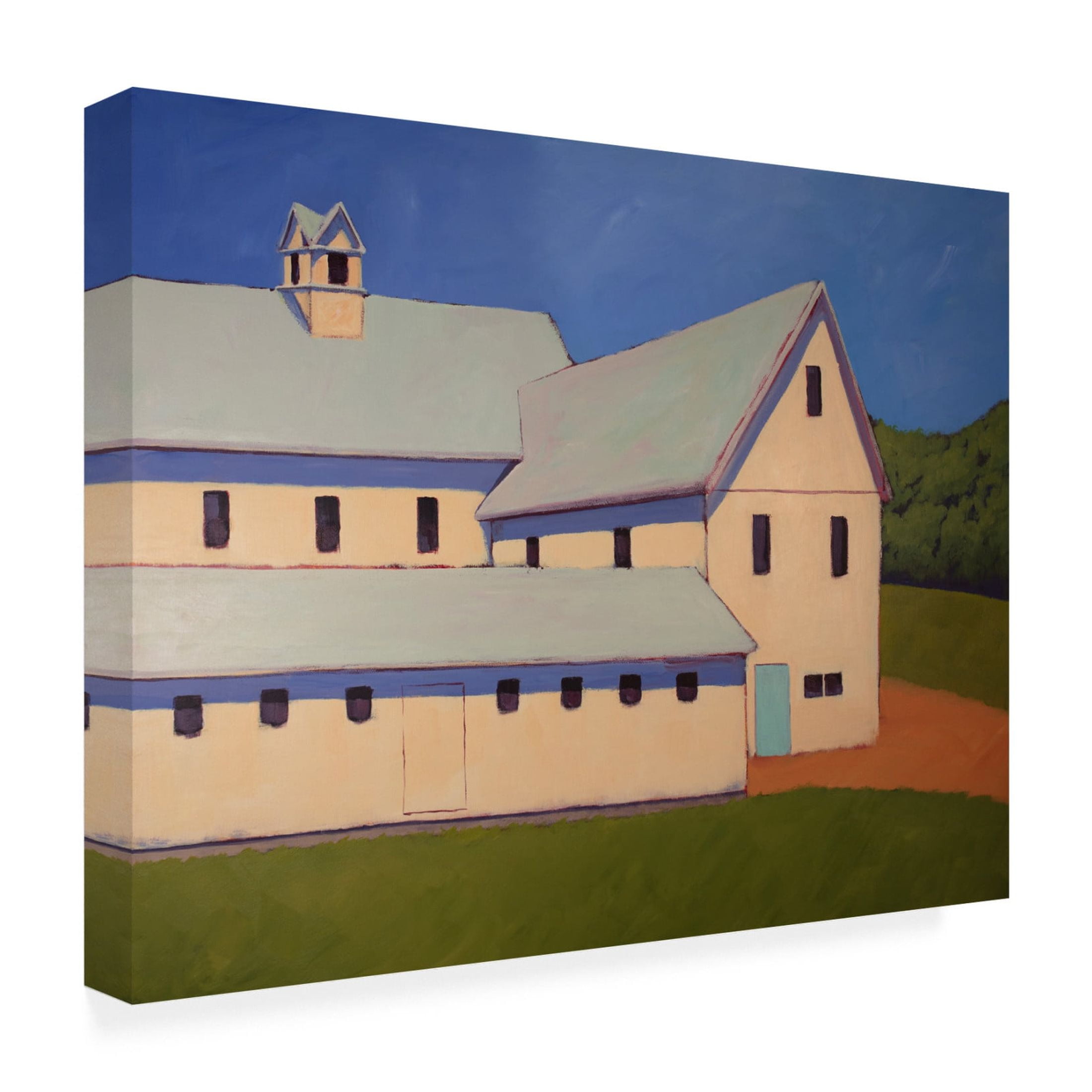 Trademark Fine Art Carol Young  Dairy Farm Canvas Wall Art