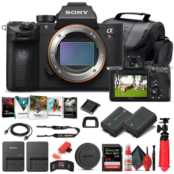 Sony Alpha a7R IV Mirrorless Camera Body Only ILCE7RM4/B - Basic Bundle(International Model)