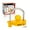 Yellow, variant on RETRUE Universal Coupler Lock Trailer Locks Ball Hitch Trailer Hitch Lock Adjustable Security Heavy-Duty Steel fits 1-7/8 Inch, 2 Inch, 2-5/16 Inch Couplers Black Pack of Two