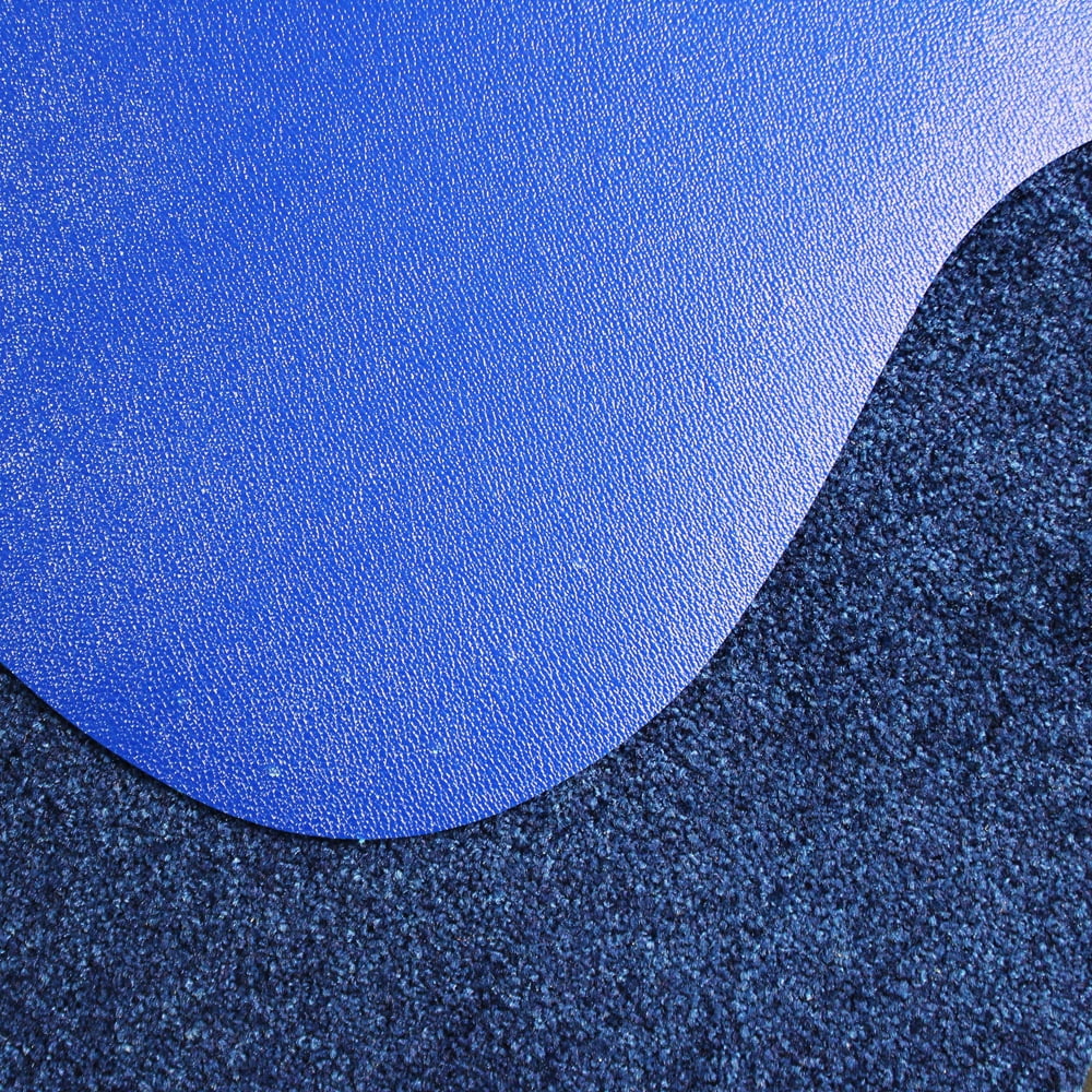 Floortex® Blue Multi-Purpose Mat for Carpets - 40" x 40"
