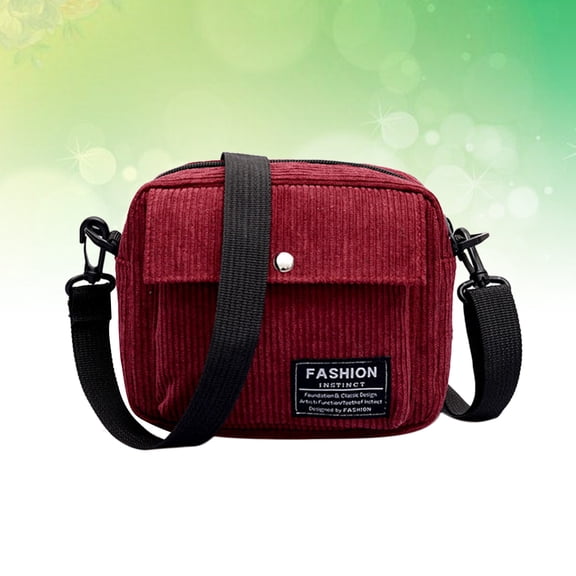 Masteelf Body Bag for Women Small Square Bag with Oblique Span Women's Size 1 Red