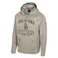 thumbnail image 3 of Men's Colosseum Oatmeal Oklahoma Sooners Big & Tall Operation Hat Trick Battalion Hoodie Sweatshirt, 3 of 4