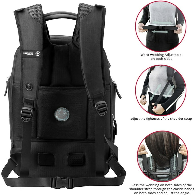 Swissdigital Design PEARL SD1005M-01 Carrying Case (Backpack
