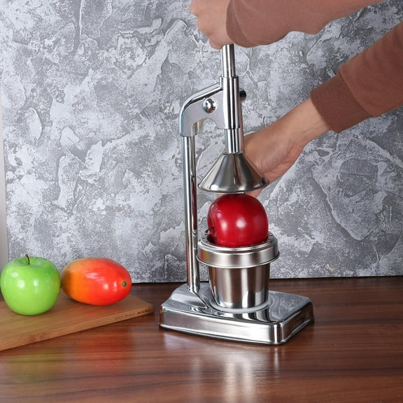 FRCOLOR Stainless Steel Manual Lever Press Citrus Juicer Extractor Fruit Machine