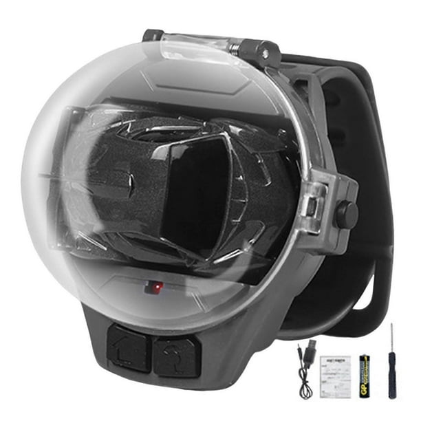 Remote Control Car Watch Toy with LED Light, 2.4GHz Mini Racing Wrist Toy, Rechargeable RC Small Car, Kids Birthday & Christmas Gifts
