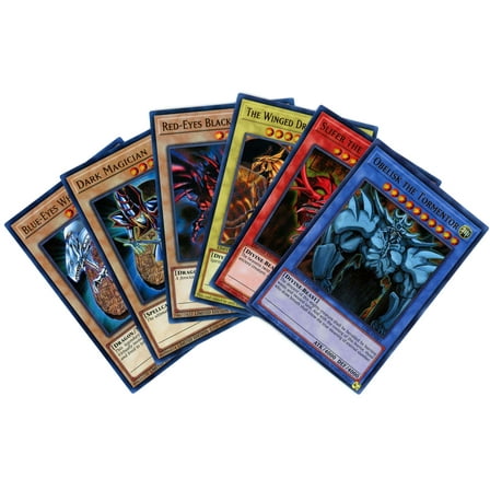 YuGiOh Legendary Collection 25th Anniversary Edition Ra, Slifer, Obelisk, Red-Eyes, Blue Eyes & Dark Magician Set of 6 ULTRA RARE Single Cards