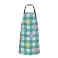 thumbnail image 2 of Lsque Starfish On Checkered Background Waterproof Apron Chef Aprons for Men Heavy Duty Chemical Work Apron Extra Long Grilling Aprons with Adjustable Bib Apron, 2 of 9