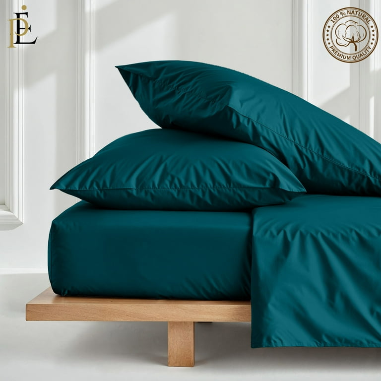PRATYUX Queen XL 4-PC Bed Sheet Set 400-Thread Count 100% Soft