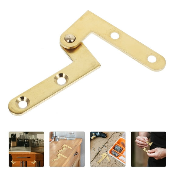 4 Sets Hidden Door Hinge Up Down Shaft Hinge Rotatable Door Pivot Hinge