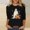 009 Black, variant on Mnyycxen Women Halloween Shirts Cute Heart Ghost Prints 3/4 Sleeves T-Shirt Round Neck Causel Loose Pullover Tees