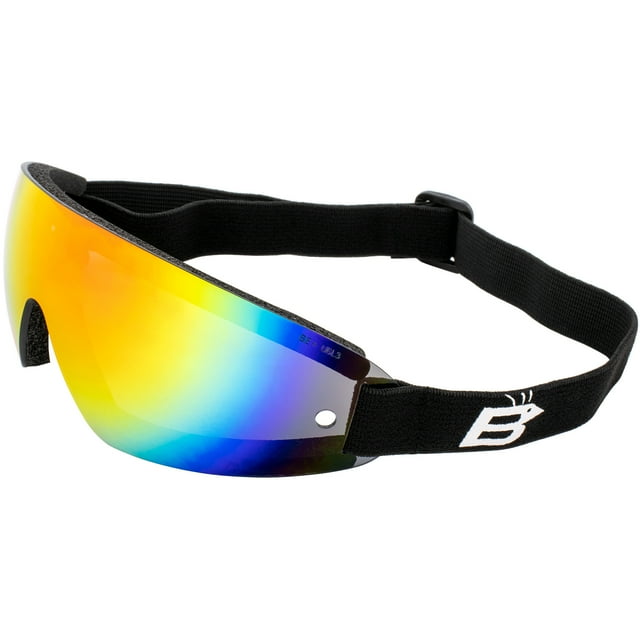 Birdz Lunettes de Parasol Wing Skydiving avec Lentille Miroir Rouge ReflecTech