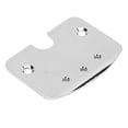 thumbnail image 2 of Guitar Neck Plate, Brass-plated Hinge Instrument Replacement Musical Tele Neck Plate  For 3-String Cigar Box, 2 of 8