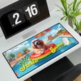 thumbnail image 3 of Hello Summer Afghan Hound Pool Day on Watermelon Float Desk Mat Full Keyboard Mouse Pad Dog Lover Large Mousepad - 13008, 3 of 5
