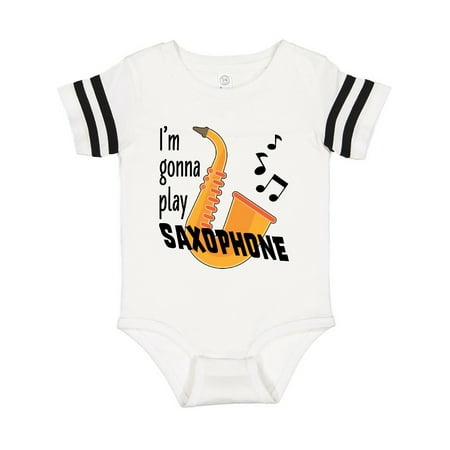 

Inktastic I m Gonna Play Saxophone- music Gift Baby Boy or Baby Girl Bodysuit