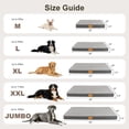 thumbnail image 2 of Exclusivo Mezcla Large Dog Bed with Removable and Washable Cover 48"x30", Orthopedic Pet Bed for Crates, Non-Slip Bottom and Waterproof Liner, Grey, 2 of 10
