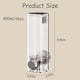 thumbnail image 2 of Dispensador de jabón con ventosa, dispensador de jabón para ducha de montaje en pared de 16 oz/450 ml, dispensador de champú y acondicionador sin taladro para baño, dispensador de jabón para fregadero, 2 of 7