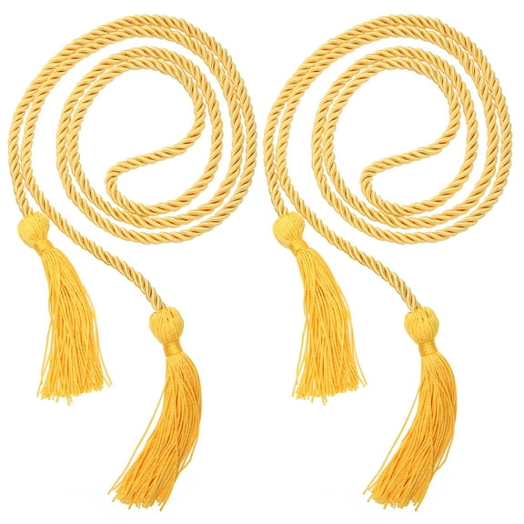 2pcs Graduation Honor Cords with Tassels Braided Graduation Decorations for Graduates