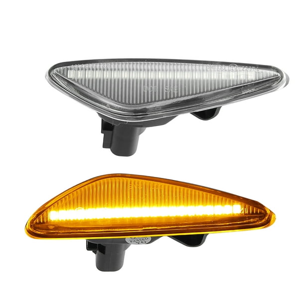 CLEAR LED BLINKERS W/ AMBER LED PAIR