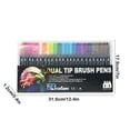 thumbnail image 3 of 24pcs Dual Brush Marker Pens, Art Markers with Fine and Brush Tip Coloring Markers for Adults, Marker for Journaling Calligraphy Drawing Sketching Doodling Illustrating, 3 of 6