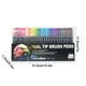 thumbnail image 3 of Juego de dibujo artístico lavable con bolígrafo de acuarela con diseño de doble punta para colorear, bolígrafo de línea de gancho, tinta segura para una limpieza fácil, colores brillantes, 3 of 6