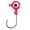 B, variant on 10 Pcs Fishing Jig Heads 1 Inch Round Ball Design for Freshwater Crappie, Weedless Bottom Bouncing Jigs with Sickle Hooks for Bass Trout Panfish Bluegill, River Lake Pond Fishing, Fishing