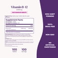 thumbnail image 4 of Natrol Vitamin B12 5,000 mcg, Fast Dissolve Vitamin B12 Supplement Supports a Healthy Nervous System and Energy Metabolism, 100 Tablets, Up to a 100 Day Supply, 4 of 8
