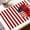 B, variant on USA 250th Anniversary Patriotic Placemat, 12x18 Inch Placemats for Kitchen Dining, American Flag Patriotic Stars Placemat 4th Of July Memorial Day Veterans Day Patriotic Decoration