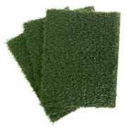 Angle View: Replacement Grass Mats- Set of 3 Turf Pads for Puppy Potty Trainer (Tray System Not Included)- Indoor Restroom for Puppies & Small Pets by PETMAKER