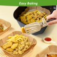 thumbnail image 4 of Forros de papel Air Fryer Tripho cuadrados de 8 pulgadas, 360 unidades, 4 of 7