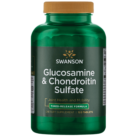 Glucosamine Chondroitin 240 Tabs - Swanson Glucosamine & Chondroitin Sulfate - Timed-Release Formula