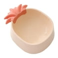 thumbnail image 1 of Bol antiderrame para mascotas de 800 ml - Diseño de piña de dibujos animados, base antipinchazos - Gran capacidad, fácil de limpiar - para gatos y perros, 1 of 3