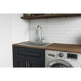 thumbnail image 4 of Ruvati Laundry Utility Sink 27 x 22 x 12 inch Rounded Corners Deep 16 Gauge, 4 of 6