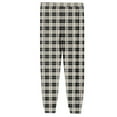 thumbnail image 5 of QLEICOM Mens Pajama Pants,Mens Lounge Pants,Men's Plaid Lounge Pants with Elastic Drawstring Waist and Convenient Side Pockets Cuffed Ankle Sleep Pants Comfortable Fits for Home Wear, 5 of 6