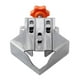 thumbnail image 1 of 90degree rightangle clamp engagement corner clamp with adjustable swing jaw aluminum welding switch clamp closed Lshape, 1 of 5