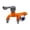 Orange, variant on Dual Outlet Washing Machine Plastic Faucet, Dual Outlet Washing Machine Faucet Adapter, 1 in 2 Out Water Plastic Tap, Two Independent Water Connections for Laundry