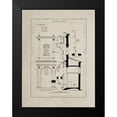 thumbnail image 2 of Anonymous 19x24 Black Modern Framed Museum Art Print Titled - Italian Renaissance Architectural Section Chart III., 2 of 5
