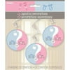 Gender Reveal Hanging Swirl Decorations (Each)