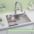 thumbnail image 1 of GloryStar Modern Kitchen Undermount Sink, 304 Stainless Steel Construction, 1 of 5