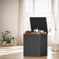 thumbnail image 6 of 28 Gallon Heavy-Duty Resin Storage Box | Lockable Waterproof Deck Chest for Home, Garden & Outdoor Furniture Protection - Black, 6 of 8
